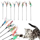 BAOSROY Katzenspielzeug Feder,8pcs Katzenspielzeug,Katzenangel Feder,Katzenangel,Katzenangels...
