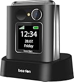 Beafon, silverline, Fold10, Klapphandy, SOS Notruftaste, XL Farbinnendiplay 2,2' (5,58cm), XL...