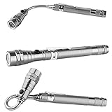 TENYELE Flexibler multifunktionaler Teleskop-Magnet, leistungsstarke Taschenlampe, 3...