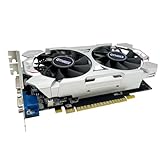 QTHREE GTX 750 Ti 4GB 128-bit Grafikkarte, Dual Fans, HDMI, VGA, DVI, Low Profile Grafikkarten PC,...