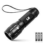 Lighting EVER LE LED Taschenlampe Klein, Extrem Hell & Zoombar Mini Taschenlampen Batteriebetrieben...
