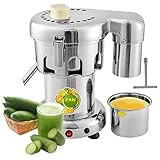 Kommerzieller Saftextraktor, Electric Citrus Juicer, 2L Große Futterrinne Schwere...