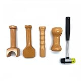 Holzkeil Massagegerät Hammer Pack 5 für Vertebration Anpassung, Thoracic Skoliose Relief,...