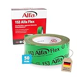Alfa 1x Flexibles Hochleistungsklebeband 50 mm x 25 m Profi-Qualität Dampfbremsen Dampfsperren...