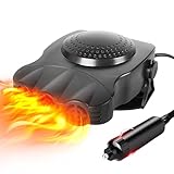 Qidoe 12V Auto Heizung: 200W Tragbar KFZ Heizlüfter 12 Volt Akku Standheizung mit...