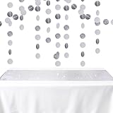 Irisierende Geburtstag Deko, 2 Stück 26 Ft Girlande Papier Irisierende und 30x275cm Disco Party...