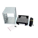 Uitndvyte Hard Cage Hard Disk Tray Rack Stainless Steel With Fan Space Adapter Tray Bracket For...