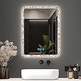LVSOMT Badspiegel für Wand, LED Spiegel 6623