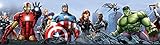 AG Design Selbstklebende Bordüre Marvel Avengers, WBD 8087 | Wasserfest Kinderzimmer Wand Aufkleber...