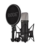 RØDE NT1 Signature Series Großmembrankondensatormikrofon mit Schockhalterung, Popschutz und...