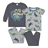 Hubbmx Gerber Baby Jungen 4-teiliges Pyjama-Set, Everybody Roar Blue, 4T