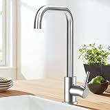 ASONINE Wasserhahn Küche, Hochdruck Küchenarmatur Edelstahl Armatur Küche, mit 360°...