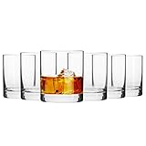 Krosno Whisky-Gläser Tumbler | Set von 6 | 300 ML | Blended Kollektion | Perfekt für Zuhause,...