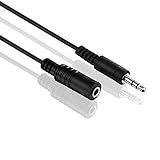 conecto CC50490 Klinkenkabel Audio Stereo Aux Klinken Verlängerungskabel 3,5mm Klinke Stecker auf...