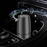 Hqynss Auto-Luftreiniger, HEPA-Filter, Geräuschlos, Tragbar, Entfernt Gerüche & Keime für Auto,...
