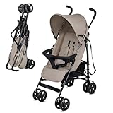Kinderkraft TIK Kinderwagen, Liegebuggy, Sportwagen, Leicht - 6,5kg, Drehbare Vorderräder,...