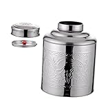 SOLUSTRE Teedose mit Dichtem Deckel Tragbare Teedose für Optimale Aufbewahrung für Zuhause für...
