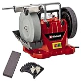 Einhell Nass-Schleifer TC-WG 200 (125 W, rostfreier Wassertank, inkl. Schleifstein, Winkellehre,...