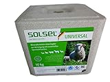 Solsel Mineralleckstein Universal ohne Kupfer 10 kg für Schafe Rinder Pferde Wild (1x 10 kg GP...