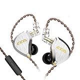 CCA C12 In-Ear-Kopfhörer, 5BA + 1DD, In-Ear-Monitor, Hybrid, HiFi-Stereo, IEM-verkabelte...