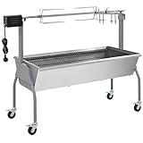 vidaXL Spanferkelgrill Lammgrill BBQ Barbecue Grillwagen Grill Hänchengrill