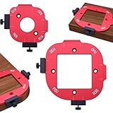 Piuluvor® 2 Stück Router Radius Jig Schablone, Frässchablone Oberfräse Aluminiumlegierung...