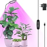 Pflanzenlampe LED Vollspektrum, 72 LEDs Grow Lampe für Zimmerpflanzen, 160cm Großes LED...