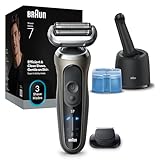 Braun Series 7 Elektrorasierer Herren, Rasierapparat mit 60 Min. Akkulaufzeit, 4in1 SmartCare...