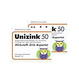 UNIZINK 50 magensaftresistente Tabletten Doppelpackung (2x 100St)