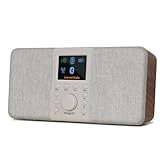MangoKit SR20 Stereo Internetradio WLAN, DAB Radio mit Bluetooth, DAB Plus Radios, Digitalradio, UKW...