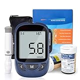 ZHIERPLUS Smart Health Detection Kit, Diabetes -Meter -Blutzucker -Teststreifen und...