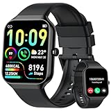 Togala Smartwatch Damen Herren mit Telefonfunktion, 1,96' HD Touch Fitnessuhr mit Pulsuhr und...