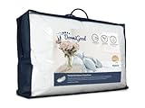 DormiGood - Premium Daunenkissen 80 x 80 cm extra weich - 3 Kammer Kopfkissen 80x80 1080g -...