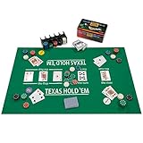 Nexos Trading Poker Starter-Set Pokerset mit 200 Chips in Geschenk-Box aus Metall inkl. Spielmatte 2...