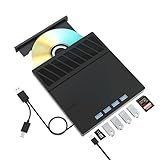 Yaeonku Externes Blu Ray CD DVD Laufwerk USB 3.0 Type-C 3D BD Externer CD/DVD Blu-ray Brenner with 4...