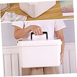 WRITWAA Tragbare Medizinbox Kunststoff Mehrschichtiger Medikamenten Organizer Staubdicht Langlebig...