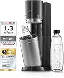 SodaStream Wassersprudler DUO Umsteiger| inkl.1x 1L Glasflasche und 1x 1L FUSE Kunststoffflasche...