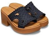Crocs Herren Brooklyn Slide Heel Sandalen, Black, 37/38 EU