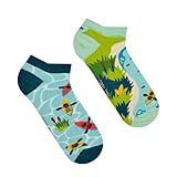 Spox Sox Casual Unisex - lustige, verrückte, bunte Sneaker Socken für Damen und Herren, Gr. 40-43,...