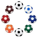 BEBUPO Tischfußball Kickerbälle 8 Stück,Tischfussball bälle Ersatzbälle 32mm Mini Tischkicker...