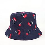 Unisex fischerhüte Fruit Print Outdoor Travel Cap Faltbare Double Side Wear Sun Hats Fisherman Hat...