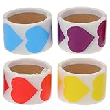 Homoyoyo 400 Selbstklebende Herz Bräunungsaufkleber für Sonnenbad Perforierte Körper Sonnenbad...