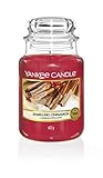 Yankee Candle Duftkerze im Glas (groß) | Sparkling Cinnamon | Brenndauer bis zu 150 Stunden
