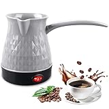 BORDEAG Espressokocher Induktion, Türkische Kaffeekanne, 500 Ml Espressokocher Camping Kaffeekocher...