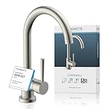 SCHÜTTE 79126 Küchenarmatur CORNWALL, 360 Grad schwenkbarer Wasserhahn Küche, Mischbatterie für...