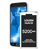 5200mAh Akku für Samsung Galaxy S5, LCLEBM S5 Akku Neuer 0-Zyklus Ersatz Kompatibel Mit Galaxy...