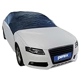PETEX Autoabdeckung Halbgarage Größe XL (ca 315 x 145 x 61 cm), Nylon, blau
