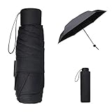 Vicloon Taschenschirm Ultraleicht, Mini Umbrella mit 6 Edelstahl Rippen, Kompakt, Faltender...