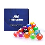 Pool Shark Pool Balls - Authentische transparente Billardkugeln - Profi/Amateur Pool Balls Billard...