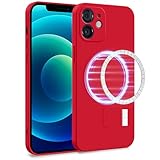 MyGadget Hülle für Apple iPhone 12 [ kompatibel mit MagSafe ] - Zweilagige Handyhülle mit...